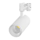 Noxion LED Lysskinner 3-Fase Ecowhite Aluminium Hvid 30W 3210lm 36D - 940 Kold Hvid | UGR <19