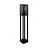 Eglo Piedestallampe Alamonte 3 Udendørs Stål Sort | Egnet til E27