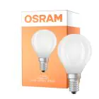 Osram LED Classic LED E14 Pære Filament Matt 2.2W 470lm - 827 Ekstra Varm Hvid | Erstatter 40W