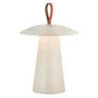Nordlux Bordlampe Ara Batteri Aluminium Sanded 2W 240lm - 830 Varm Hvid | Dæmpbar Touch